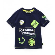 ORIGINAL MARINES DCP0281NM 19-3920TCX  ΜΠΛΟΥΖΑ T-Shirt ΚΟΝΤΟΜΑΝΙΚΗ  ΜΠΛΕ